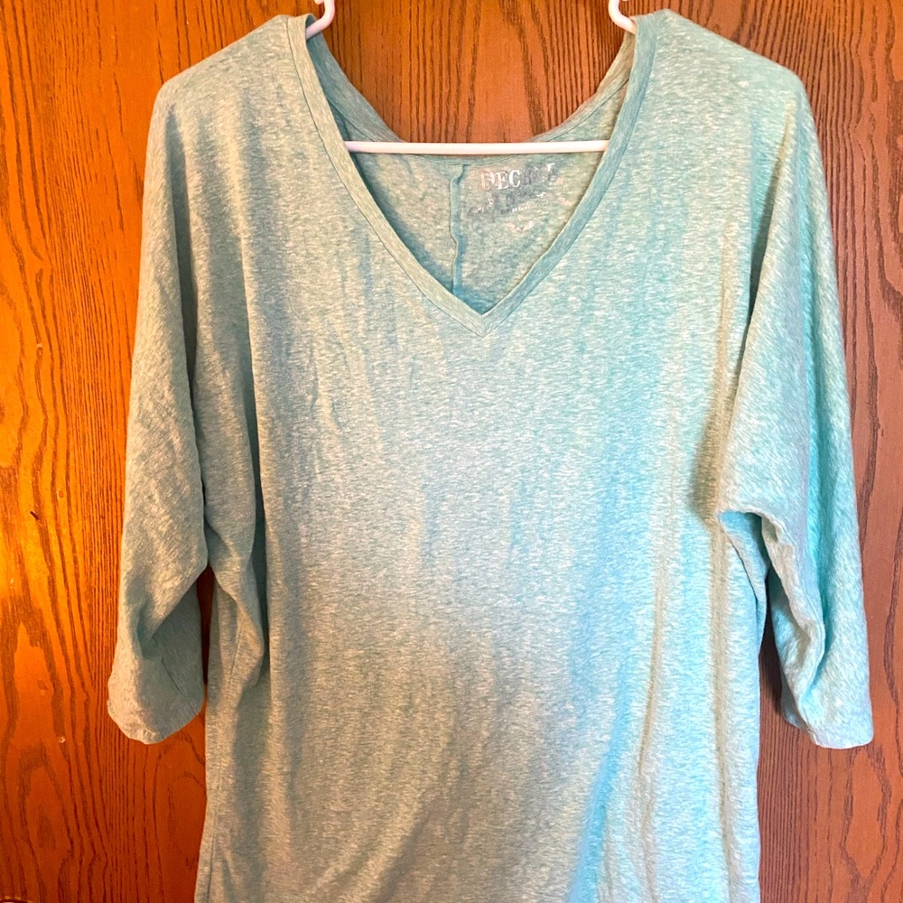 Aqua soft cotton shirt